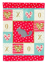 Load image into Gallery viewer, Foggy Chinchilla Love Garden Flag – Decorative Outdoor Yard Flag CK5422GF
