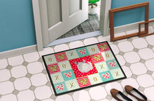 Load image into Gallery viewer, White Dominant Chinchilla Love Doormat - 18x27 Decorative Floor Mat – Indoor/Outdoor Rug with Artistic Flair CK5425MAT
