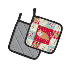 Load image into Gallery viewer, American Guinea Pig Love Pot Holders - Set of 2 - Heat-Resistant Kitchen Essentials CK5427PTHD