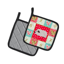 Load image into Gallery viewer, Himalayan Guinea Pig Love Pot Holders - Set of 2 - Heat-Resistant Kitchen Essentials CK5429PTHD