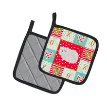 Load image into Gallery viewer, Merino Guinea Pig Love Pot Holders - Set of 2 - Heat-Resistant Kitchen Essentials CK5430PTHD
