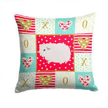 Load image into Gallery viewer, Merino Guinea Pig Love Throw Pillow - 14x14 Decorative Pillow – Art for Your Home &amp; Patio CK5430PW1414