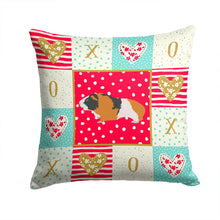 Load image into Gallery viewer, Rex Guinea Pig Love Throw Pillow - 14x14 Decorative Pillow – Art for Your Home &amp; Patio CK5432PW1414