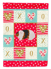 Load image into Gallery viewer, Teddy Guinea Pig Love Flag Canvas House Size CK5436CHF