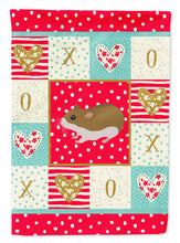 Load image into Gallery viewer, Chinese Hamster Love Flag Canvas House Size CK5438CHF