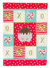 Load image into Gallery viewer, Dzungarian Hamster Love Flag Canvas House Size CK5440CHF