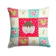 Load image into Gallery viewer, Dzungarian Hamster Love Throw Pillow - 14x14 Decorative Pillow – Art for Your Home &amp; Patio CK5440PW1414