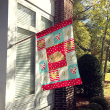 Load image into Gallery viewer, Syrian Golden Hamster Love Flag Canvas House Size CK5443CHF