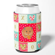 Load image into Gallery viewer, Teddy Bear Hamster Love Can or Bottle Hugger CK5444CC