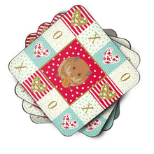 Load image into Gallery viewer, Teddy Bear Hamster Love Coasters - Set of 4 Lightweight Foam, Absorbent Drink Coasters  CK5444FC