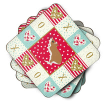 Load image into Gallery viewer, White Legged Hamster Love Coasters - Set of 4 Lightweight Foam, Absorbent Drink Coasters  CK5446FC