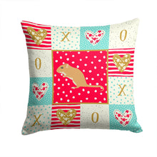 Load image into Gallery viewer, Gerbil Mouse Love Throw Pillow - 14x14 Decorative Pillow – Art for Your Home &amp; Patio CK5449PW1414