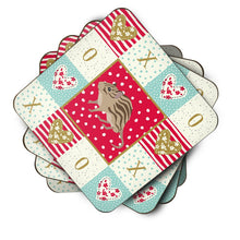 Load image into Gallery viewer, Zebra Mouse Love Coasters - Set of 4 Lightweight Foam, Absorbent Drink Coasters  CK5455FC