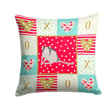 Load image into Gallery viewer, Husky Rat Love Throw Pillow - 14x14 Decorative Pillow – Art for Your Home &amp; Patio CK5461PW1414