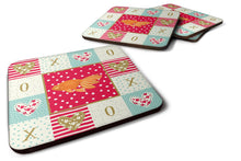 Load image into Gallery viewer, Celestial Eye Goldfish Love Coasters - Set of 4 Lightweight Foam, Absorbent Drink Coasters  CK5471FC