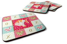 Load image into Gallery viewer, Lionhead Goldfish Love Coasters - Set of 4 Lightweight Foam, Absorbent Drink Coasters  CK5474FC