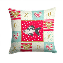 Load image into Gallery viewer, Telescope Eye Goldfish Love Throw Pillow - 14x14 Decorative Pillow – Art for Your Home &amp; Patio CK5480PW1414