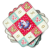 Load image into Gallery viewer, Comb Tail Betta Love Coasters - Set of 4 Lightweight Foam, Absorbent Drink Coasters  CK5483FC
