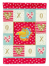Load image into Gallery viewer, CrownTail Betta Love Garden Flag - Outdoor Decorative Yard Flag CK5484GF