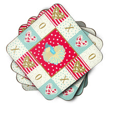 Load image into Gallery viewer, Elephant Ear Betta Love Coasters - Set of 4 Lightweight Foam, Absorbent Drink Coasters  CK5486FC