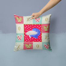 Load image into Gallery viewer, Plakat Betta Love Throw Pillow - 14x14 Decorative Pillow – Art for Your Home &amp; Patio CK5492PW1414