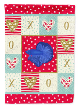 Load image into Gallery viewer, Super Delta Tail Betta Love Flag Canvas House Size CK5493CHF