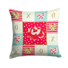 Load image into Gallery viewer, Veil Tail Betta Love Throw Pillow - 14x14 Decorative Pillow – Art for Your Home &amp; Patio CK5494PW1414