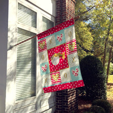 Load image into Gallery viewer, Puffer Fish Love Flag Canvas House Size CK5496CHF