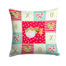 Load image into Gallery viewer, Puffer Fish Love Throw Pillow - 14x14 Decorative Pillow – Art for Your Home &amp; Patio CK5496PW1414
