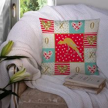 Load image into Gallery viewer, Belgian Hunchback Canary Love Throw Pillow - 14x14 Decorative Pillow – Art for Your Home &amp; Patio CK5500PW1414