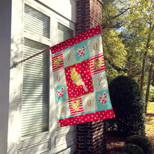 Load image into Gallery viewer, French Curly Canary Love Flag Canvas House Size CK5502CHF