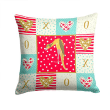 Load image into Gallery viewer, Jibso Canary Love Throw Pillow - 14x14 Decorative Pillow – Art for Your Home &amp; Patio CK5503PW1414