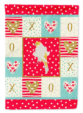 Load image into Gallery viewer, Parisian Trumpeter Canary Love Flag Canvas House Size CK5507CHF