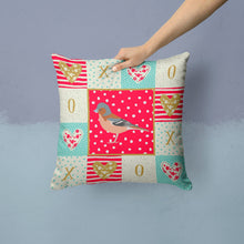 Load image into Gallery viewer, Finch Love Throw Pillow - 14x14 Decorative Pillow – Art for Your Home &amp; Patio CK5511PW1414