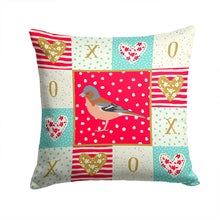 Load image into Gallery viewer, Finch Love Throw Pillow - 14x14 Decorative Pillow – Art for Your Home &amp; Patio CK5511PW1414