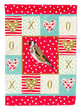 Load image into Gallery viewer, Goldfinch Love Flag Canvas House Size CK5512CHF