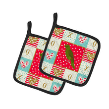 Load image into Gallery viewer, Amazon Parrot Love Pot Holders - Set of 2 - Heat-Resistant Kitchen Essentials CK5519PTHD