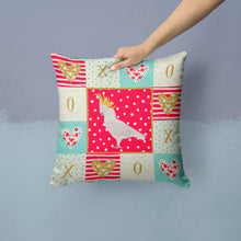 Load image into Gallery viewer, Cockatoo Love Throw Pillow - 14x14 Decorative Pillow – Art for Your Home &amp; Patio CK5522PW1414
