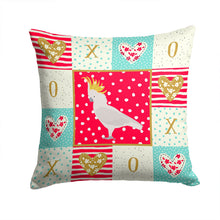Load image into Gallery viewer, Cockatoo Love Throw Pillow - 14x14 Decorative Pillow – Art for Your Home &amp; Patio CK5522PW1414