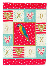 Load image into Gallery viewer, Macaw Love Flag Canvas House Size CK5523CHF