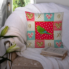 Load image into Gallery viewer, New Zealand Parakeet Love Throw Pillow - 14x14 Decorative Pillow – Art for Your Home &amp; Patio CK5524PW1414