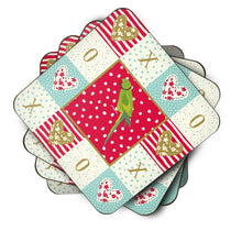 Load image into Gallery viewer, Ring-Necked Parakeet Love Coasters - Set of 4 Lightweight Foam, Absorbent Drink Coasters  CK5525FC