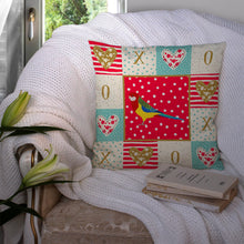 Load image into Gallery viewer, Rosella Love Throw Pillow - 14x14 Decorative Pillow – Art for Your Home &amp; Patio CK5526PW1414