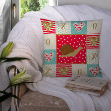 Load image into Gallery viewer, Garden Snail Throw Pillow - 14x14 Decorative Pillow – Art for Your Home &amp; Patio CK5527PW1414