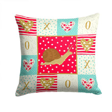 Load image into Gallery viewer, Garden Snail Throw Pillow - 14x14 Decorative Pillow – Art for Your Home &amp; Patio CK5527PW1414
