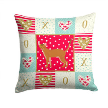 Load image into Gallery viewer, Red Abyssinian Cat Love Throw Pillow - 14x14 Decorative Pillow – Art for Your Home &amp; Patio CK5539PW1414