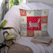 Load image into Gallery viewer, Chantilly Tiffany Cat Love Throw Pillow - 14x14 Decorative Pillow – Art for Your Home &amp; Patio CK5574PW1414