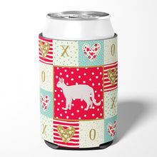 Load image into Gallery viewer, White Devon Rex Cat Love Can or Bottle Hugger CK5596CC