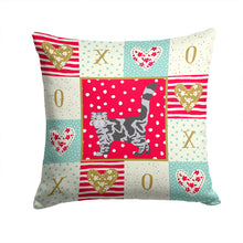 Load image into Gallery viewer, Foldex Exotic Fold #1 Cat Love Throw Pillow - 14x14 Decorative Pillow – Art for Your Home &amp; Patio CK5618PW1414