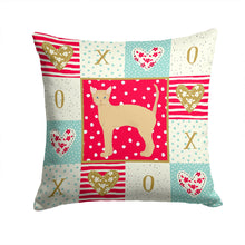 Load image into Gallery viewer, German Rex #2 Cat Love Throw Pillow - 14x14 Decorative Pillow – Art for Your Home &amp; Patio CK5621PW1414